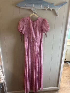 Gal Meets Glam Pink Floral Maxi Dress